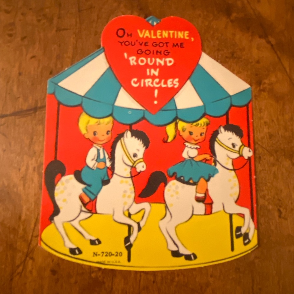 Vintage 1960's Valentines Cards Unused Lot of 6 - Picture 5 of 8